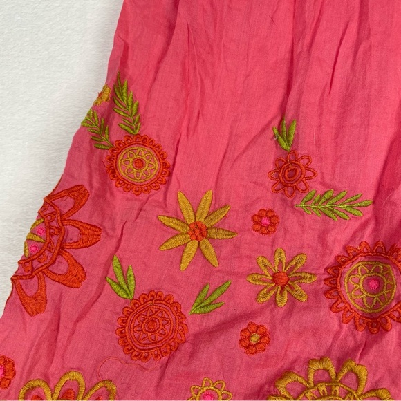 Anthropologie Feather Bone RARE Embroidered Dress | Size Medium - Picture 2 of 3